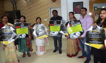 poster launch and distribution by ex chief minister Mr. Arjun Munda in 2019